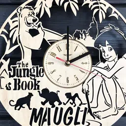 QEZNEF Beige & Black Traditional Analogue Wall Clock-image-55