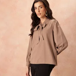 all about you Tie-Up Neck Top image 5