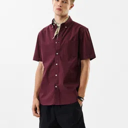 Snitch Slim Fit Pure Cotton Casual Shirt-image-58