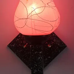 SOMIL Pink Glass Cylinder Printed Wall Lamps-picture-15