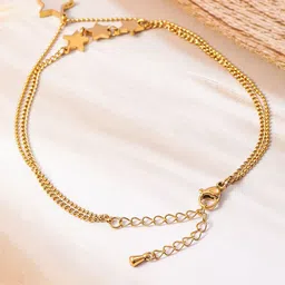 Rubans Gold-Plated Anklet image 3