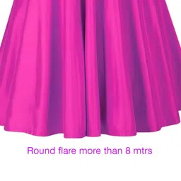 janak 'n' masaaya Silk Fabric ghera Kali Skirt 560 image 3