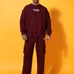GRIFFEL Men Mid-Rise Round Neck Long Sleeves Tracksuits-picture-20