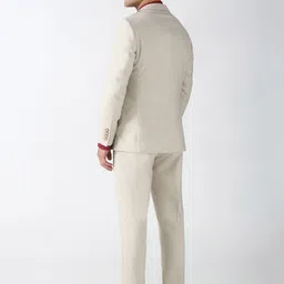 Peter England Elite Slim-Fit Single-Breasted Two-Piece Suit image 4