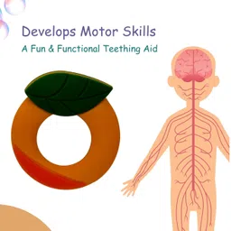 Adore Tusk! The Silicon Teethers- Orange image 4