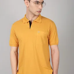 Lux Cozi Men Polo Collar Combed Cotton Lounge T-shirts-picture-25