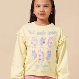 U.S. Polo Assn. Kids Girls Printed Sweatshirt-picture-39
