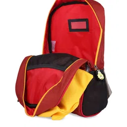 My Milestones Kids Yellow & Red Colourblocked Backpack image 5