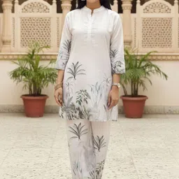 Anouk Rustic Women Floral Printed Regular Kurta with Trousers-picture-32