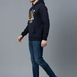 Moda Rapido Men Printed Hooded Sweatshirt image 4