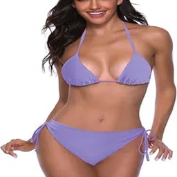 esspee enterprises Halter-Neck Swim Bikini Set-image-19