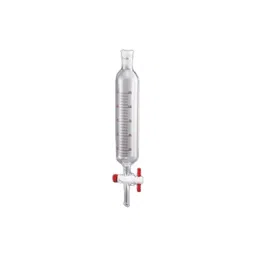 AS ONE Cylindrical Separating Funnel PTFE Cock / With Scale / Without Lower Sliding 60 ml, 4-474-01-picture-46