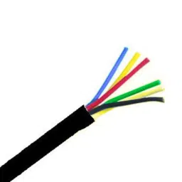 KEI 0.5 Sq.mm 6 Core Flexible FR Multistrand Industrial Cable Black (100 m)-picture-30