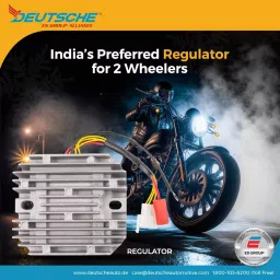Deutsche Regulator Cum Flasher for TVS Scooty, DEUS-0855 image 2