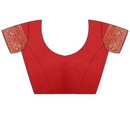 Anouk Rustic Ethnic Motifs Zari Silk Blend Heavy Work Banarasi Saree image 3