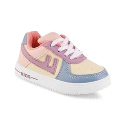 Lil Lollipop Colour Blocked Lace Up Shoes - Blue image 4