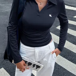 StyleCast Women Polo Collar T-shirt-picture-13