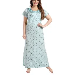 For You For Me Printed Maxi Nightdress image 3