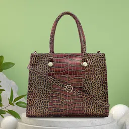 Caprese Animal Textured Structured Handheld Bag-picture-28