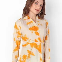 FNOCKS Print Cotton Shirt Style Top image 5