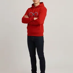 Moda Rapido Men Printed Hooded Sweatshirt image 5