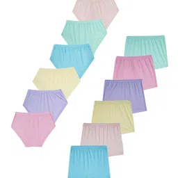 YELLOWDELIGHT Pack Of 12 Cotton Boyshorts & Hipster Briefs YD 660 Rathi Rose (b) drawer 6- image 2