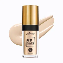 JUSTGOLD HD Cover Foundation With SPF 15 - 30 ml - Biscuit - #2.3-picture-27