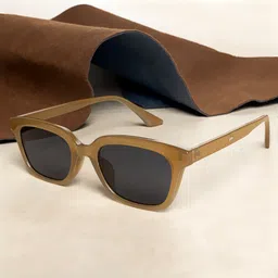 goglassic Men UV Protected Lens Rectangle Sunglasses MARCO-BROWN-BLACK-picture-39