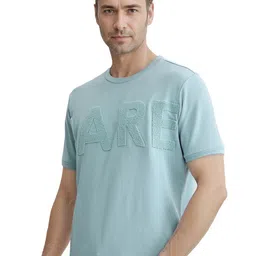 RARE RABBIT Men Printed Pockets T-shirt image 2
