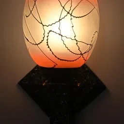 SOMIL Orange Glass Cylinder Printed Wall Lamps-picture-13