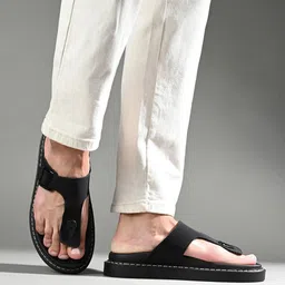 LOUIS STITCH Men Lightweight T-Strap Slip-On Sandal-image-29