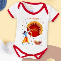 Babywish Infants Graphic Printed Pure Cotton Bodysuit-picture-29