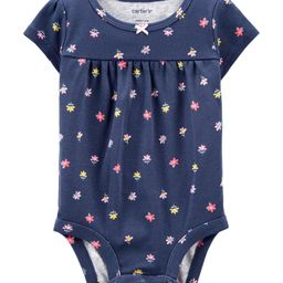 Carter's Floral Onesie - Navy Blue-picture-8