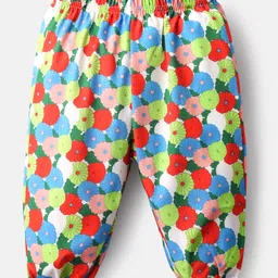 Kookie Kids Full Length Lounge Pant Floral Print - Multicolour-picture-17