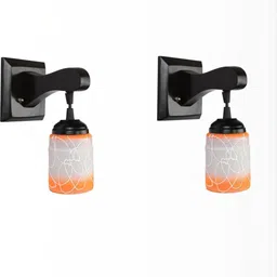 SOMIL Orange Glass Cylinder Printed Wall Lamps-picture-39