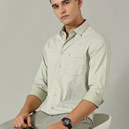 TRIGGER Men Slim Fit Printed Casual Shirt image 3