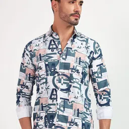 YOUTH FIRST Men Premium Opaque Printed Casual Shirt-picture-28