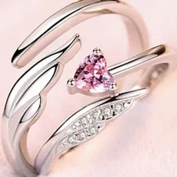 Lovemi Movements Silver-Plated Stainless Steel Finger Ring-image-50