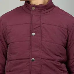 Duke Men Mock Collar Solid Padded Jacket image 3