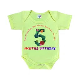 Cute Pals Infants Monthly Milestone Five Months Birthday Printed Cotton Bodysuit-image-83
