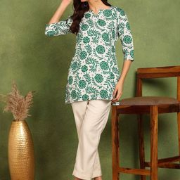 Moda Rapido Floral Printed Kurti-picture-43