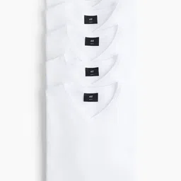 H&M 5-Pack Slim Fit V-Neck T-Shirts image 1
