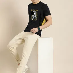 Enciger Men Printed Applique T-shirt image 2