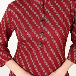SHOWOFFFF Women Ethnic Motifs Printed Kurta image 4