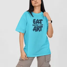 Moda Rapido Women Printed Drop-Shoulder Sleeves Pockets T-shirt-picture-20