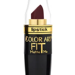Color Art Glossy Matte Long-Lasting Lipstick - 4 g - C99 Dark Maroon image 4