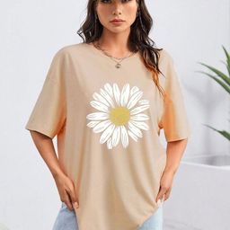 SZN Women Floral Printed T-shirt-picture-46
