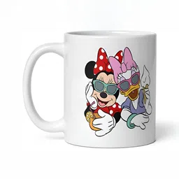 Mr UVD White Graphic Printed Ceramic Matte Mug 350 ml image 2