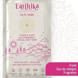 Earthika Thick & Soft Eco-Friendly Facial Wet Wipes image 2