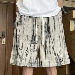 StyleCast x Revolte Men Abstract Printed Outdoor Rapid-Dry Regular Shorts image 5